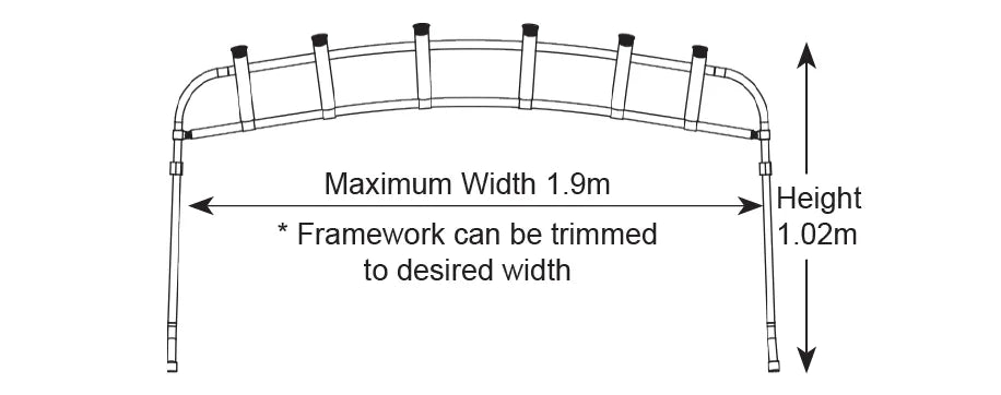 'Clamp-On’ Fishing Rod Rack (MA 110)