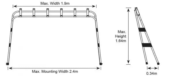 Fishing Rod Rack / Rocket Launcher (MA 100)