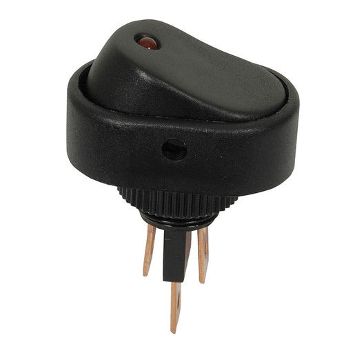 Mini rocker switch w/LED 30A