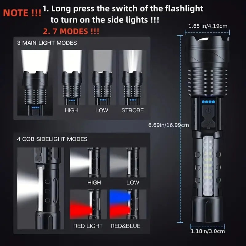 Apollo fire flashlight