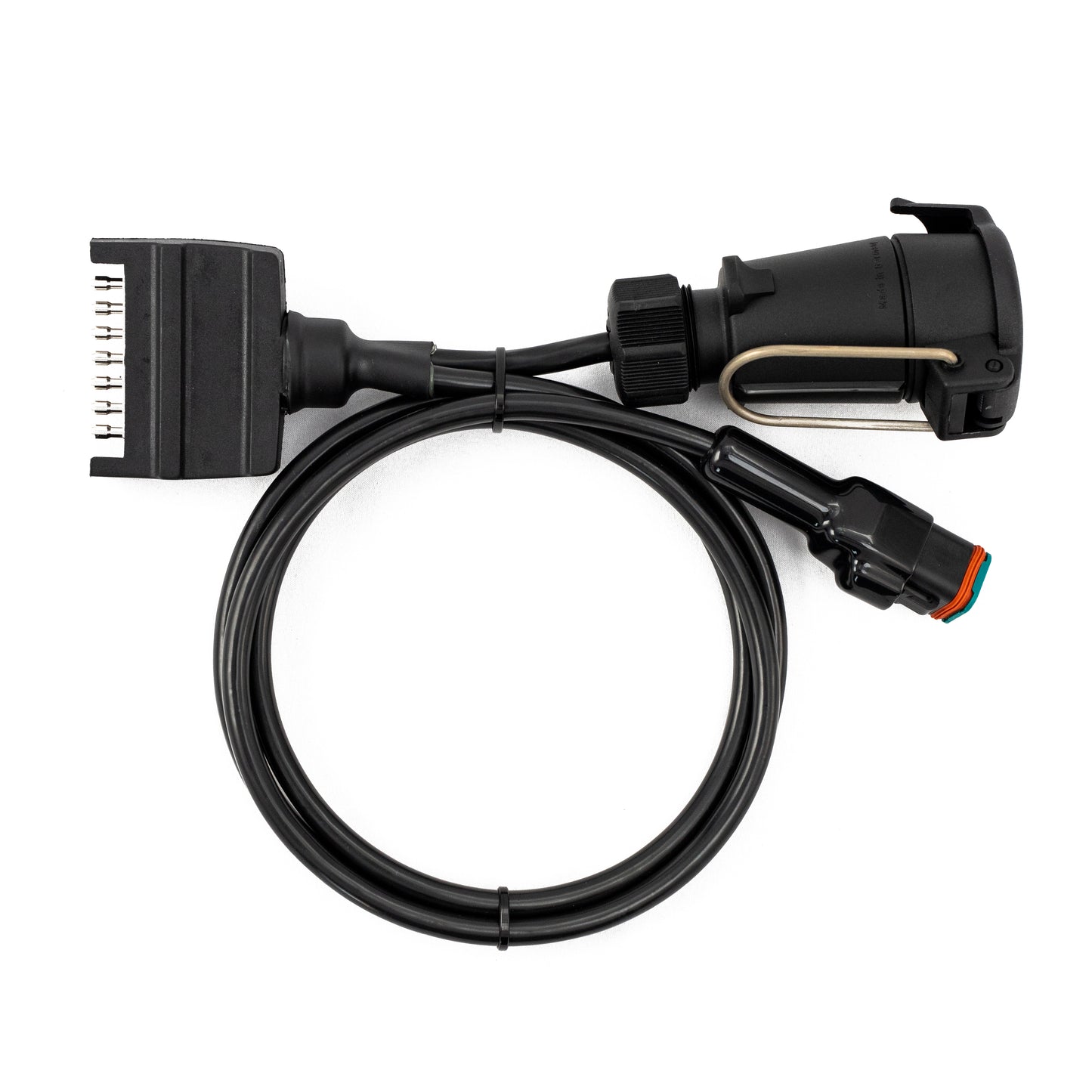 Elecbrakes Adaptor Flat 7 Pin to Large Round 7 Pin Socket