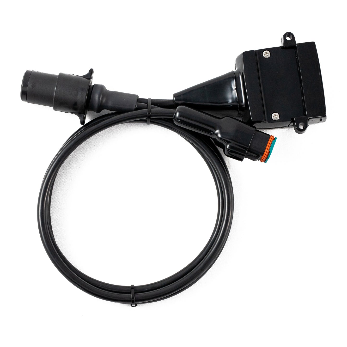 Elecbrakes Adaptor Small Round 7 Pin to 12 Pin Flat Socket