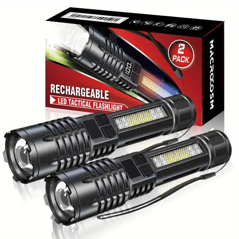 Tactical twin pack torches w/display