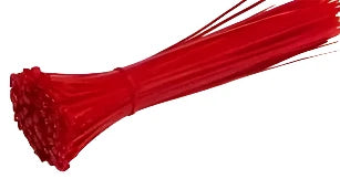 200mm red zip tie 20pk