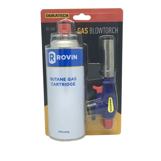 Gas blow torch with butane
