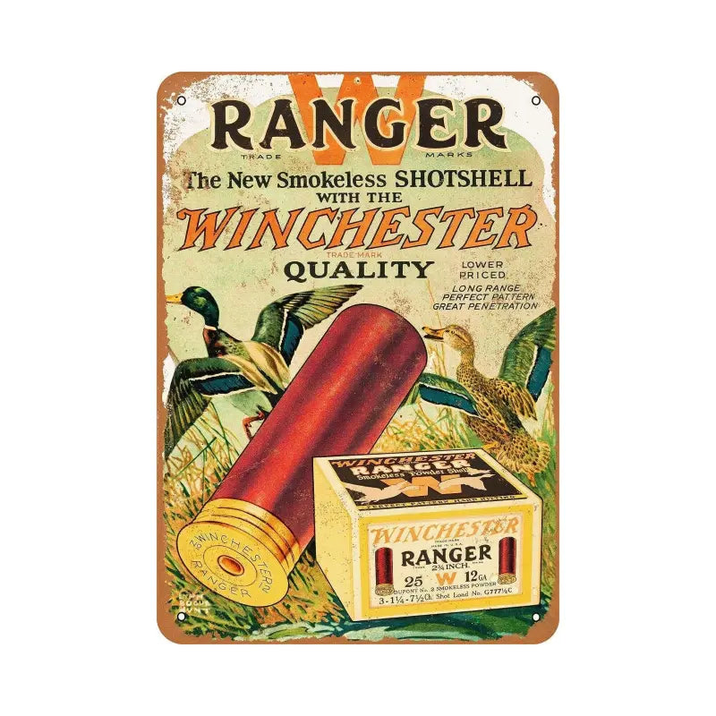 Ranger decorative tin sign