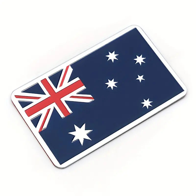 Small Australian flag rectangle sticker