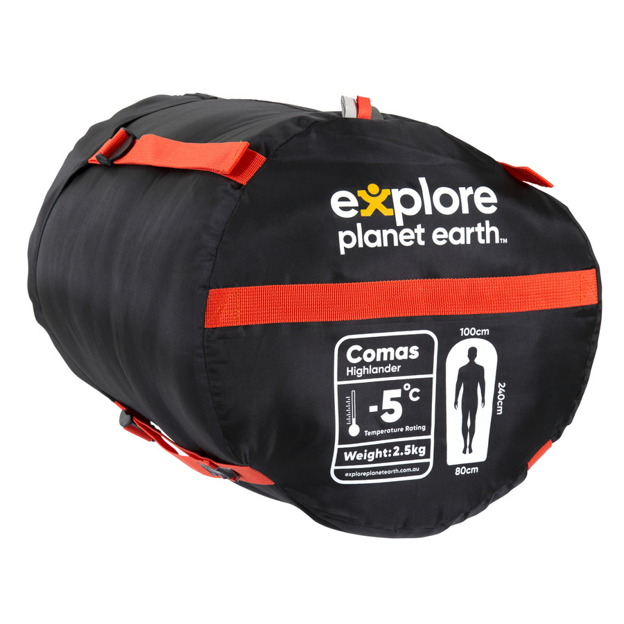Sleeping Bag Explore Planet Earth Comas Highlander -5 Degree C