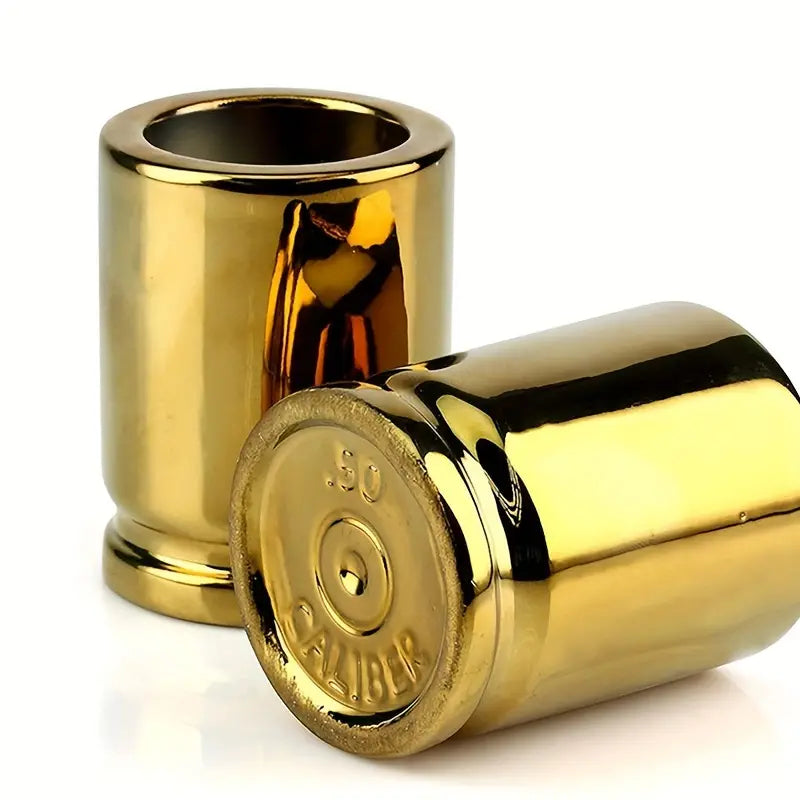 Bullet case shot glass 4pk