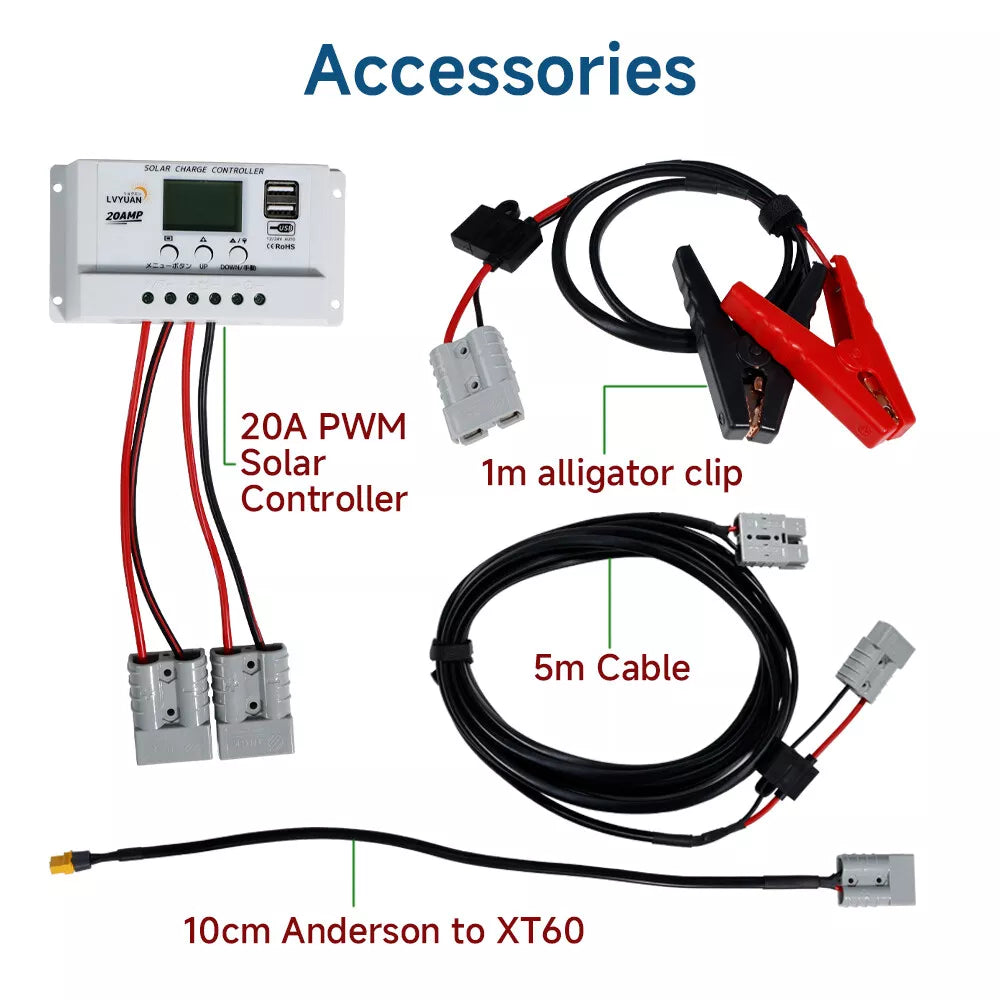 200W Foldable Portable Solar Panel Blanket