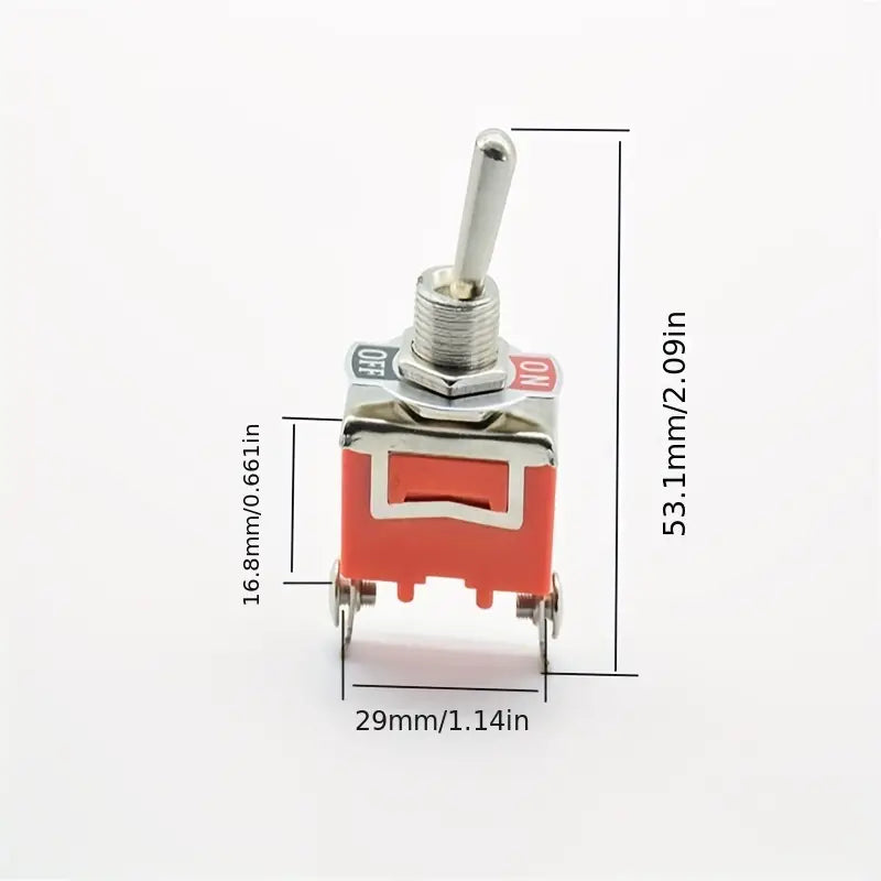 Toggle switch 15A max.