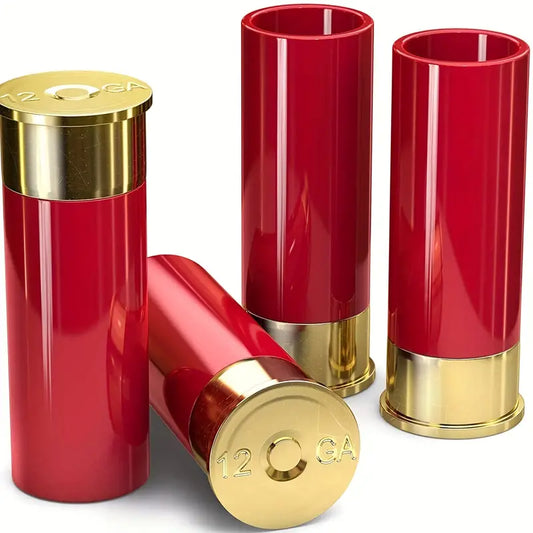 Red 12G Shot glass 4pk