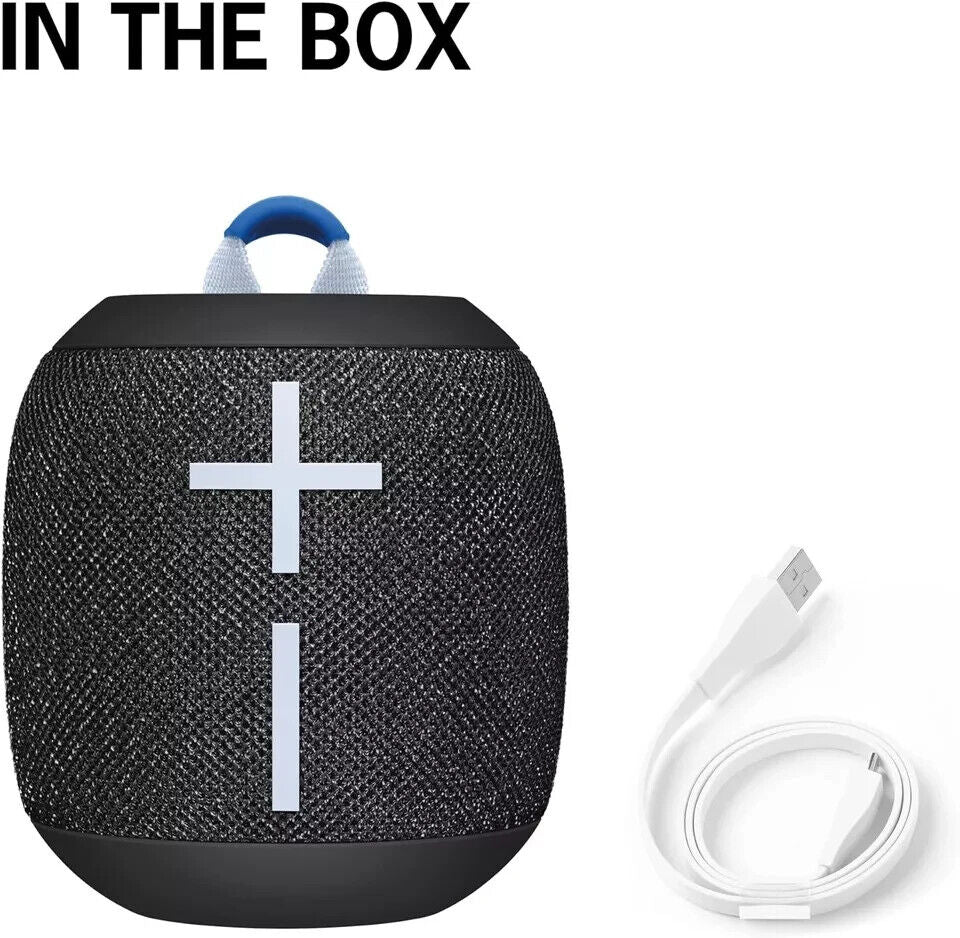 ULTIMATE EARS WONDERBOOM 3, Small Portable Wireless Bluetooth Speaker, Black