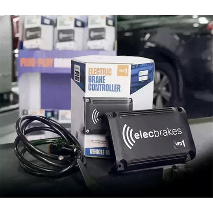 Elecbrakes VM1 Vehicle Mounted Electric Brake Controller Unit 12V & 24V Vehicles