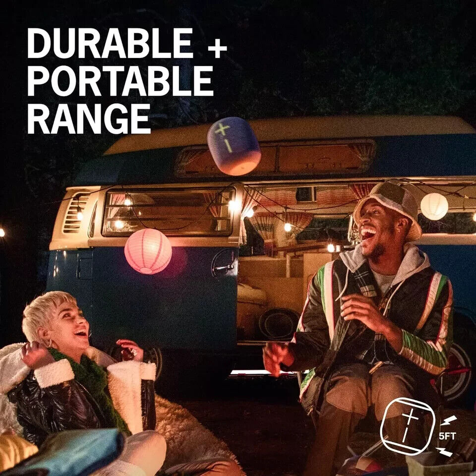 ULTIMATE EARS WONDERBOOM 3, Small Portable Wireless Bluetooth Speaker, Black