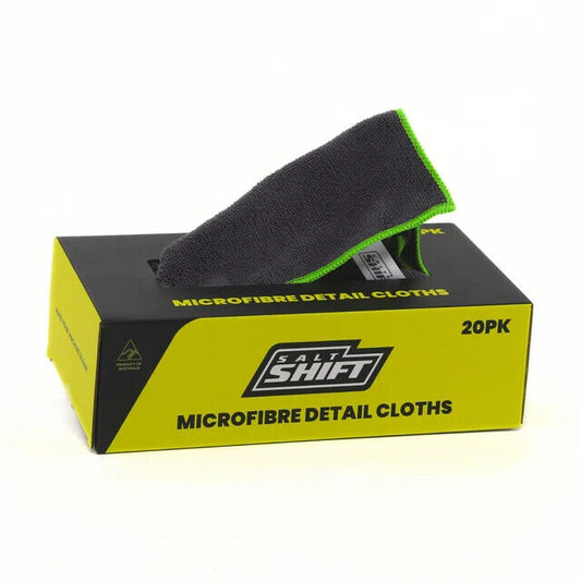 Microfibre Detailing Cloths 20 pack Salt Shift Australian Made