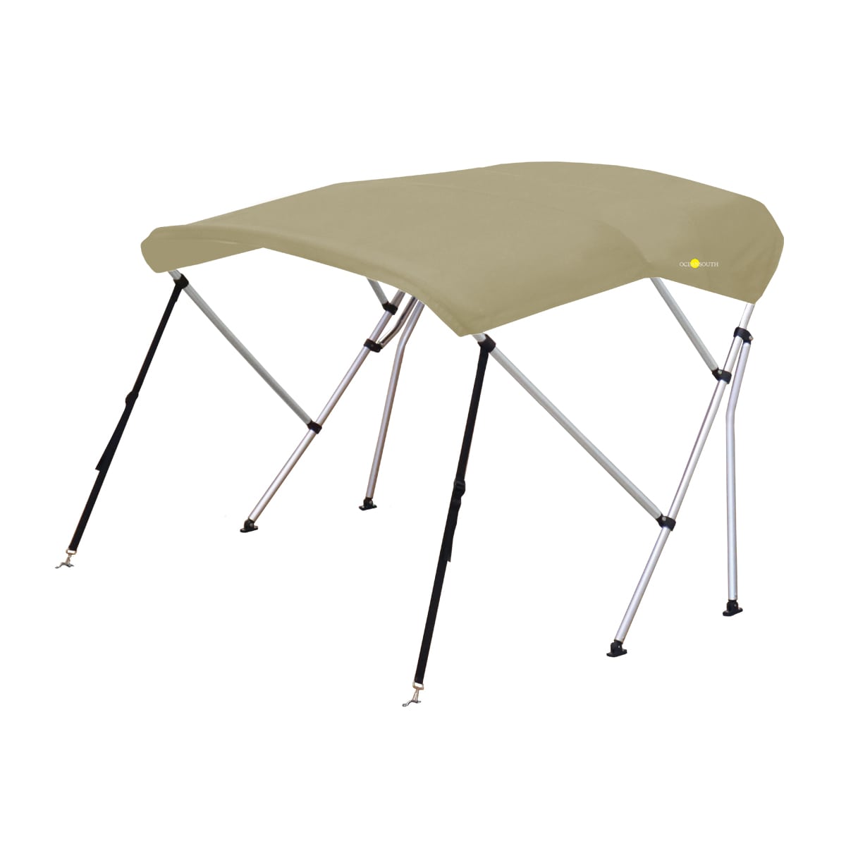 3 Bow Whitewater Bimini Top – Aluminium