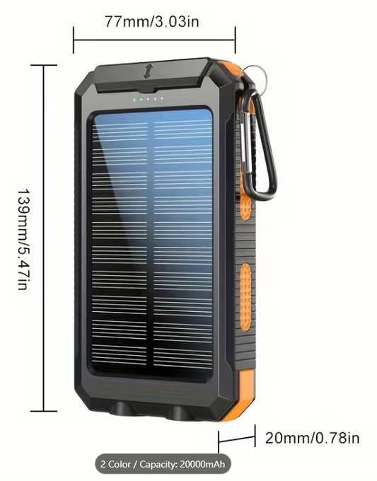10,000mah solar power bank
