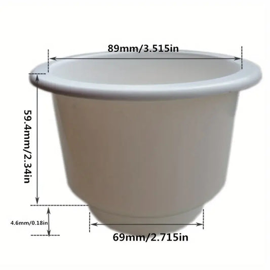 Plastic Recessed Drink Holder