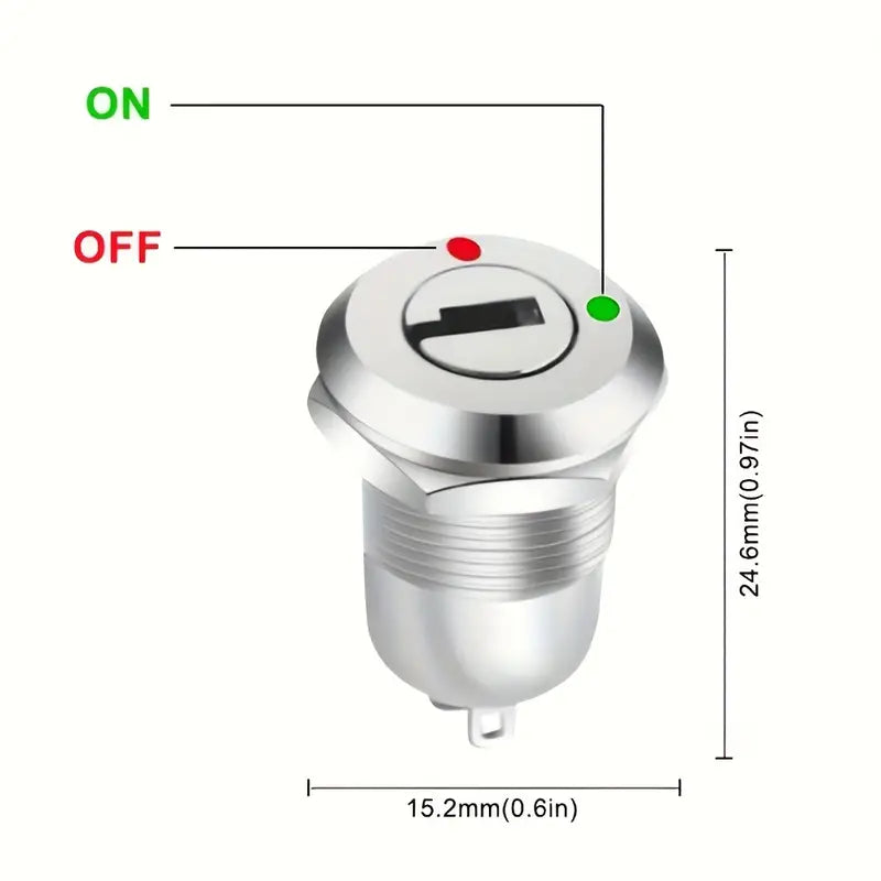 Mini Keylock 12V Switch