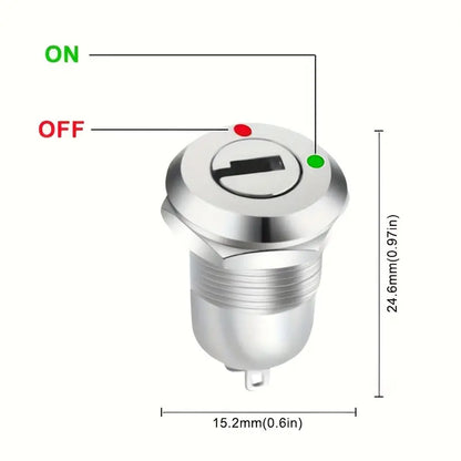 Mini Keylock 12V Switch